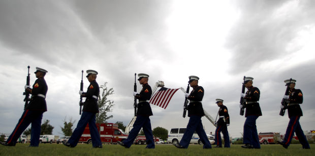 Funeral for firefighter William Warneke